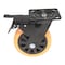 Vestil Polyurethane Swivel With Total Brake Caster 6 In. Diameter x 2 In. Width 836 lb Orange/Black CST-BN-6X2PUP-SWTB - alternate 5